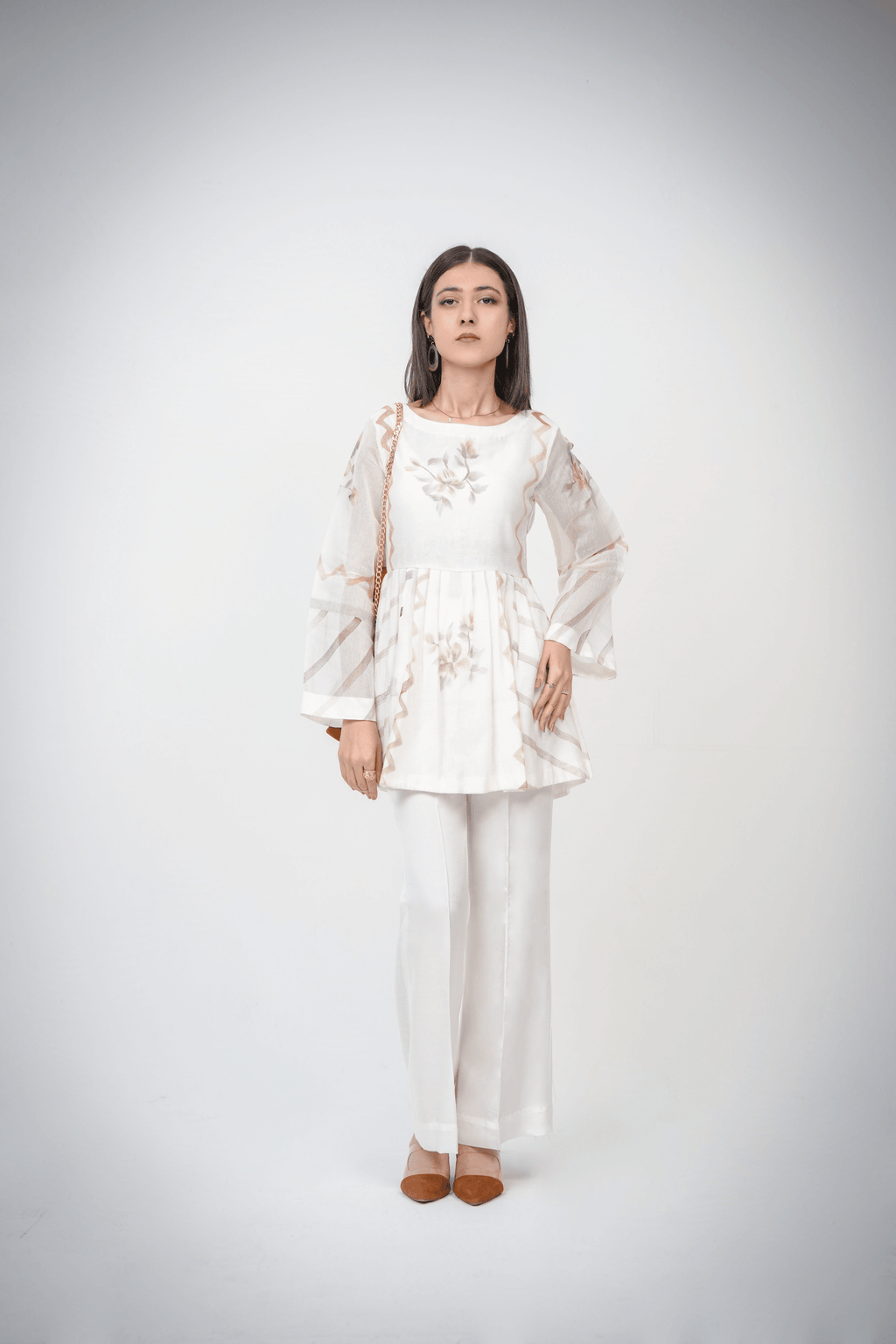 Flora Peplum Set