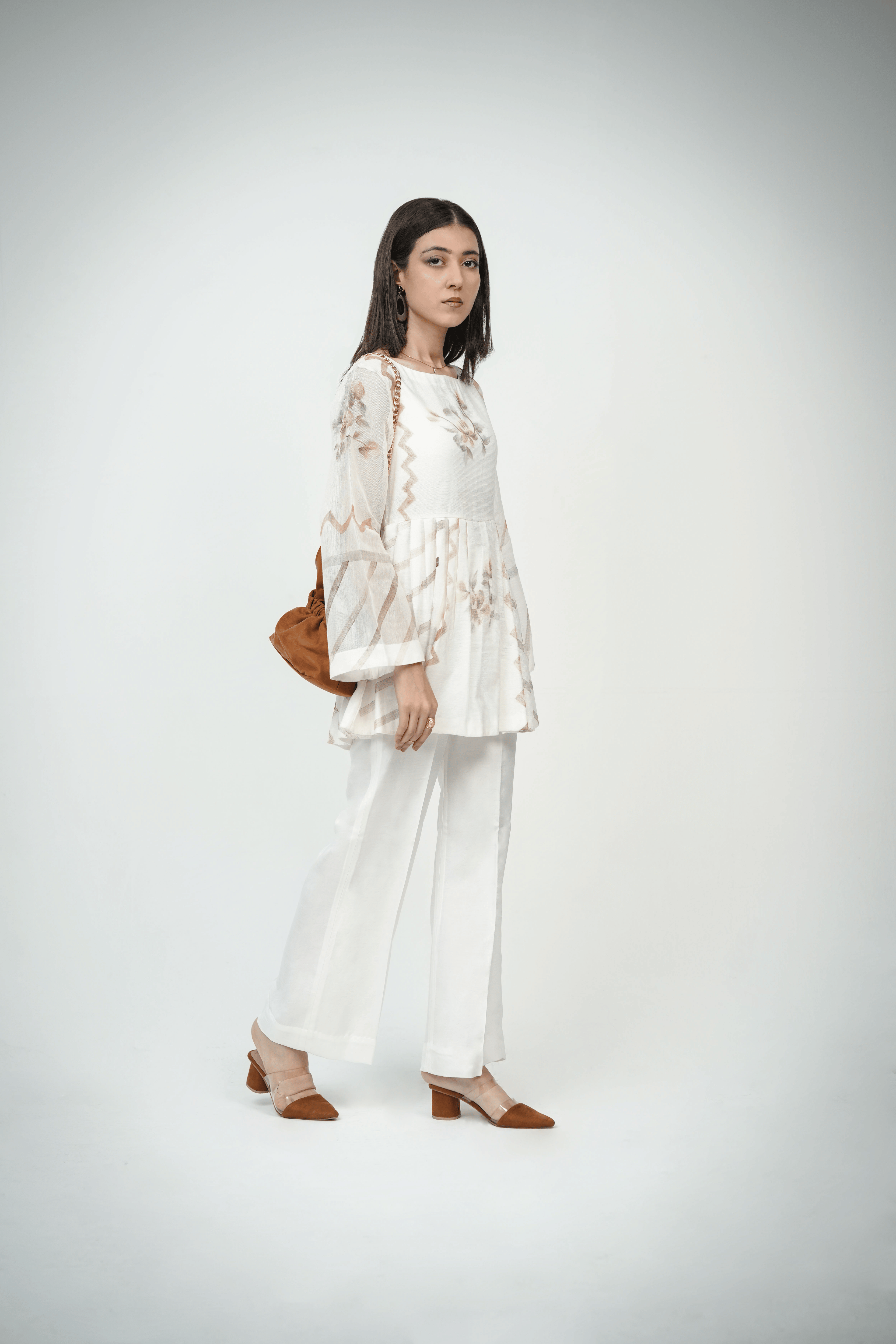 Flora Peplum Set