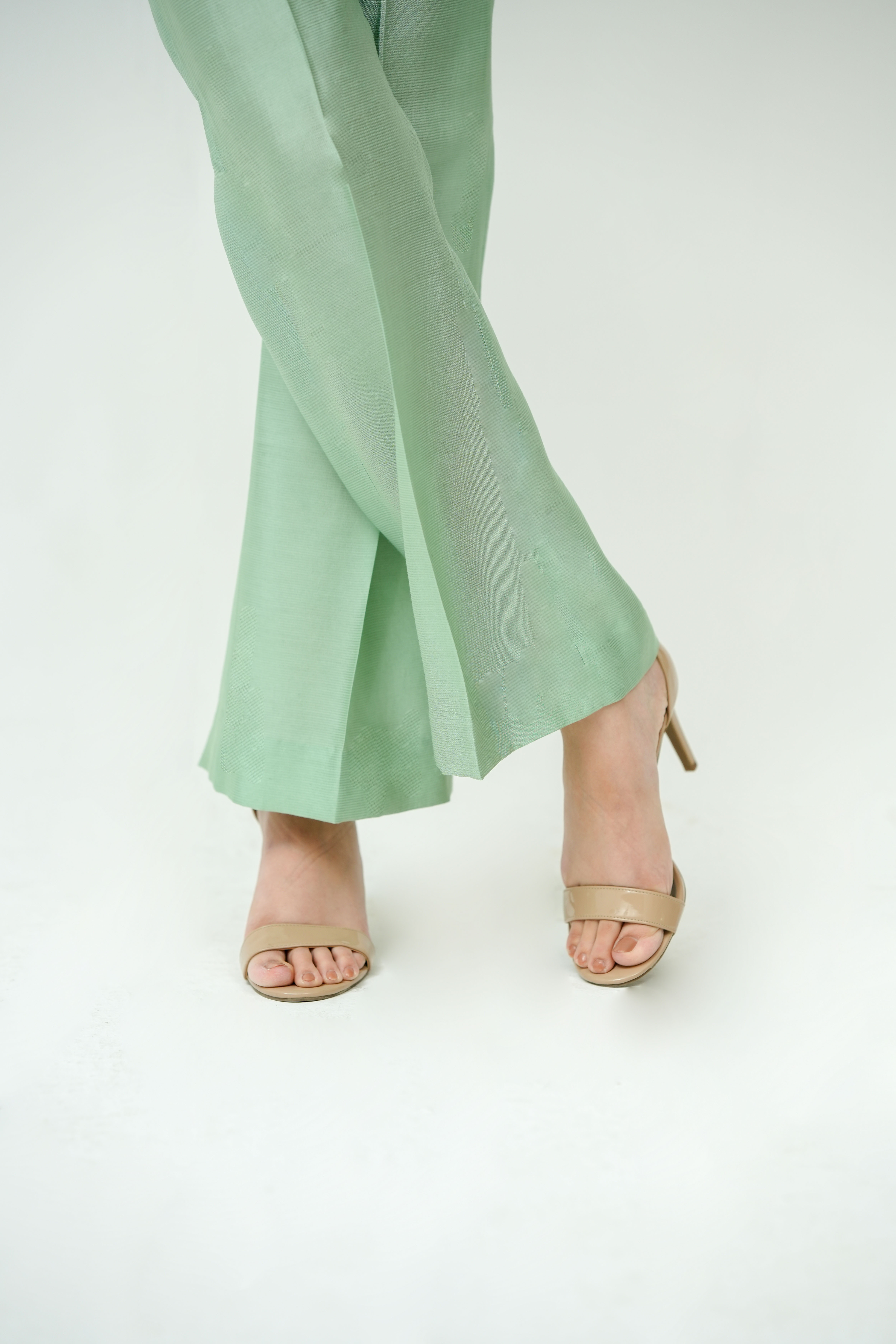 Sage Peplum Set